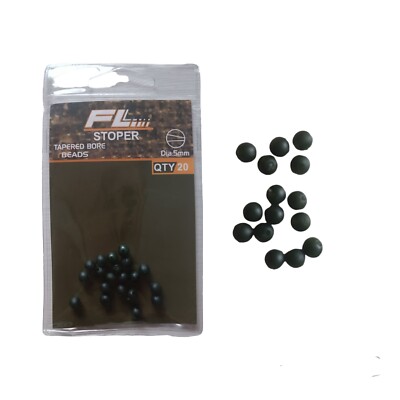 FL Stoper Tapered Bore Beads Perlen für Karpfenmontagen zum Karpfenangeln,