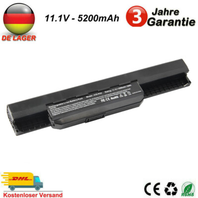 5200mAh Akku Für ASUS X53 X53E X53S K53 K53S A53 A53S A32-K53 Laptop Batterie