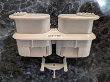 Caroma® Raised Button And Bezel Kit with Screw, White