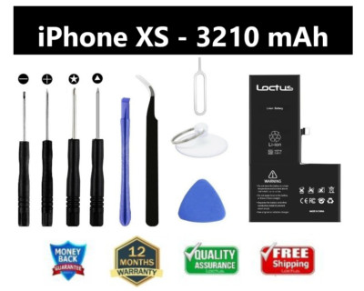 iPhone XS 3210mAh High Capacity Replacement Battery A1920 A2097 with Tool Kit