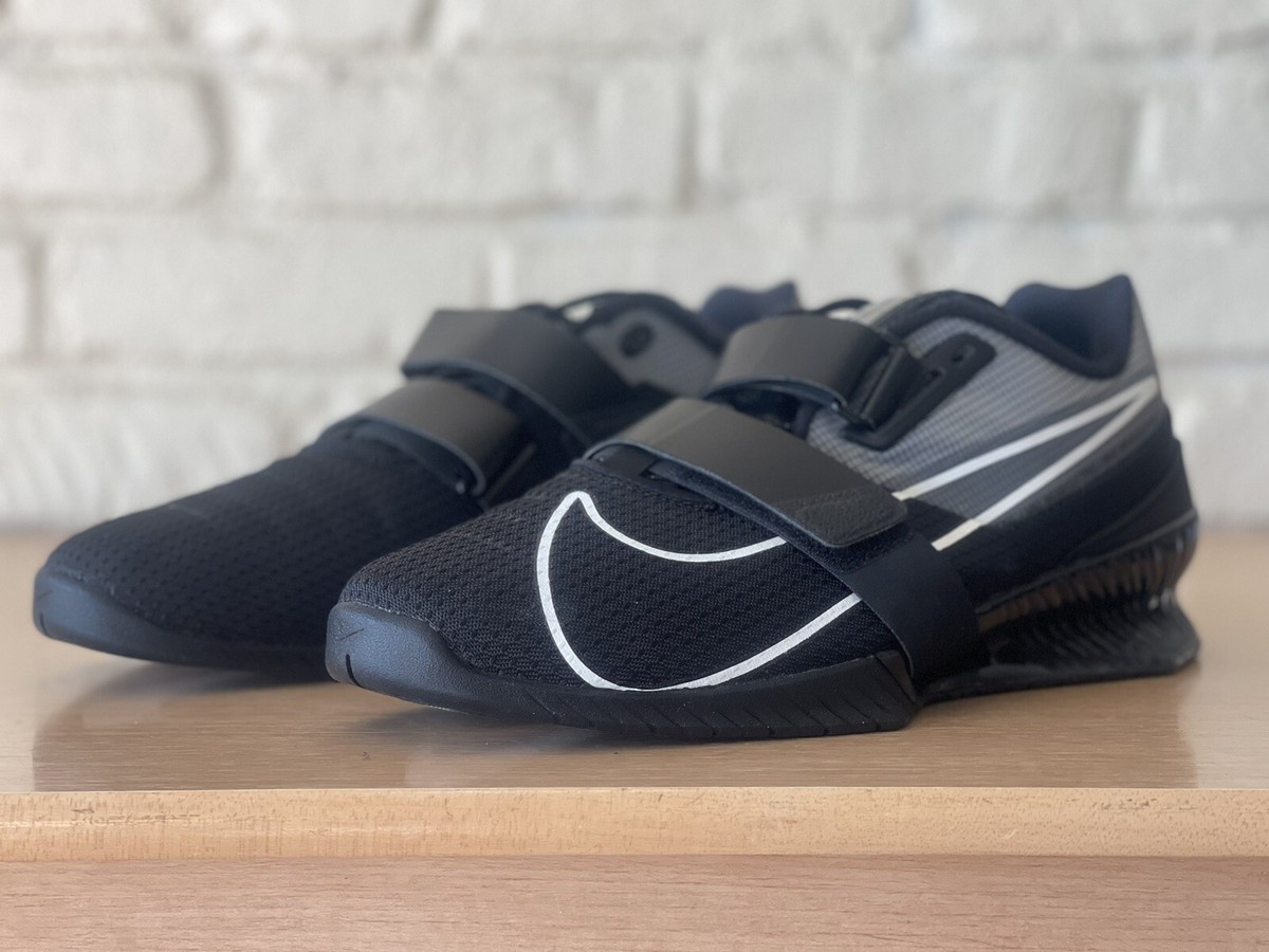 Air Nike Romaleos 4 Black White Gym Lifting Weightlifting