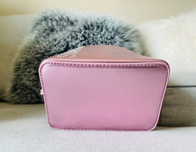 Swarovski Shimmering Pink Mini Backpack New In Dust Bag Swarovski Sparkling Metallic Pink Mini  main image 4