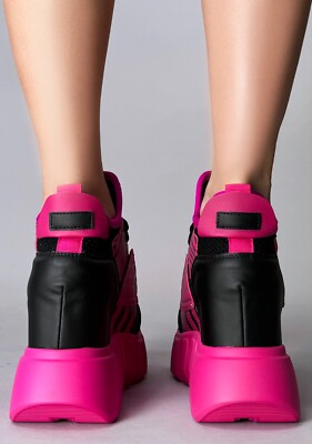 NEW Anthony Wang - CRANBERRY 08 Pink Circuit Pink Platform