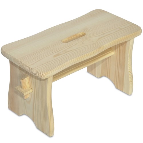 Creative Deco Holz Hocker | 39 x 18 x 21 cm | Tritthocker Holzbank | 5 Farben - Bild 2 von 35