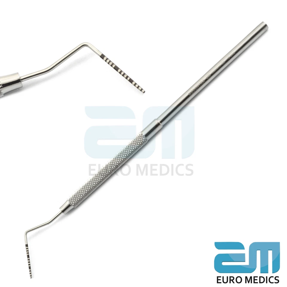 MEDENTRA EURO - MEDICS PK Perio Probe 12-UNC Color Coded Marking Pocket Examination Diagnostic Probes New