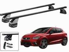 BARRE PORTATUTTO PORTAPACCHI PER SEAT IBIZA 5 CINQUE PORTE 2017- MENABO NERE