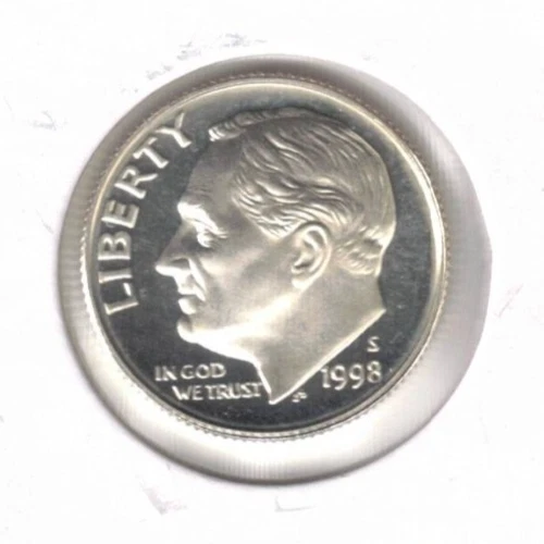 1998-S San Francisco Silver Proof Roosevelt Dime Coin!