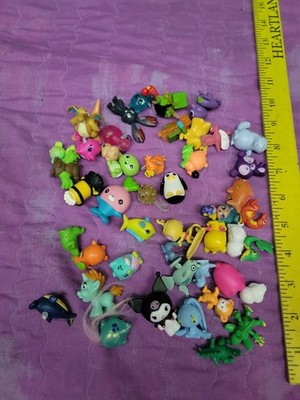 Large Lot Tiny Rubber Plastic Toy Figures Maybe Hatchimals??