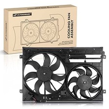 Engine Radiator Cooling Fan Assembly Compatible with Volkswagen Audi Models