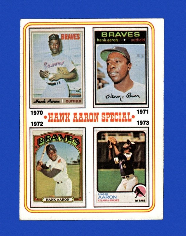 1974 Topps Set-Break #  6 Aaron Special 70-73 EX-EXMINT *GMCARDS*