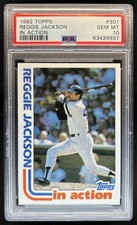 1982 Topps Reggie Jackson #301 Yankees PSA 10 GEM MINT