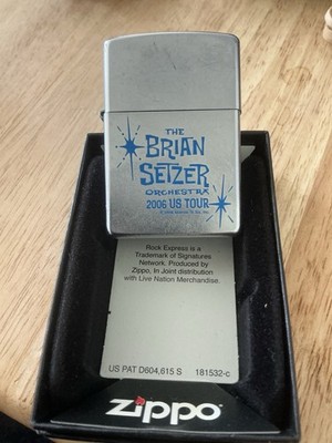 The Brian Setzer Orchestra 2006 US Tour Zipp Lighter Used