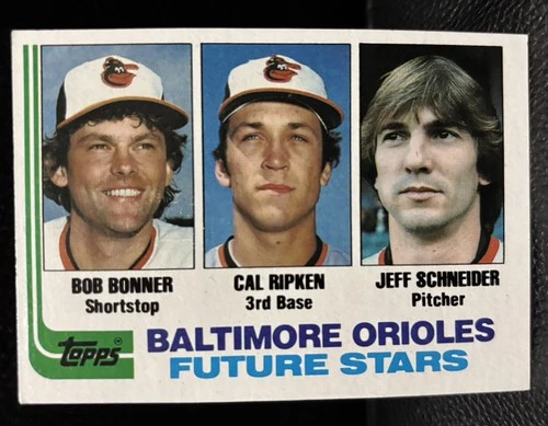 1982 Topps #21 Cal Ripken Jr. Rookie Rc Card Bob Bonner Jess Schneider Ex-nm