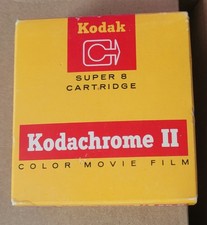 Kodak Kodachrome II KA464 Color Movie Film Super 8 Cartridge 50ft Expired 06/73