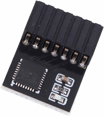 TPM 2.0 Module, Black PCB 14Pin SPI TPM 2.0 Encryption Security Module Remote C