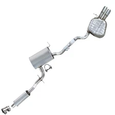 Stainless Steel Resonator and Muffler Exhaust Kit fits: 2005-2014 VW Jetta 2.5L