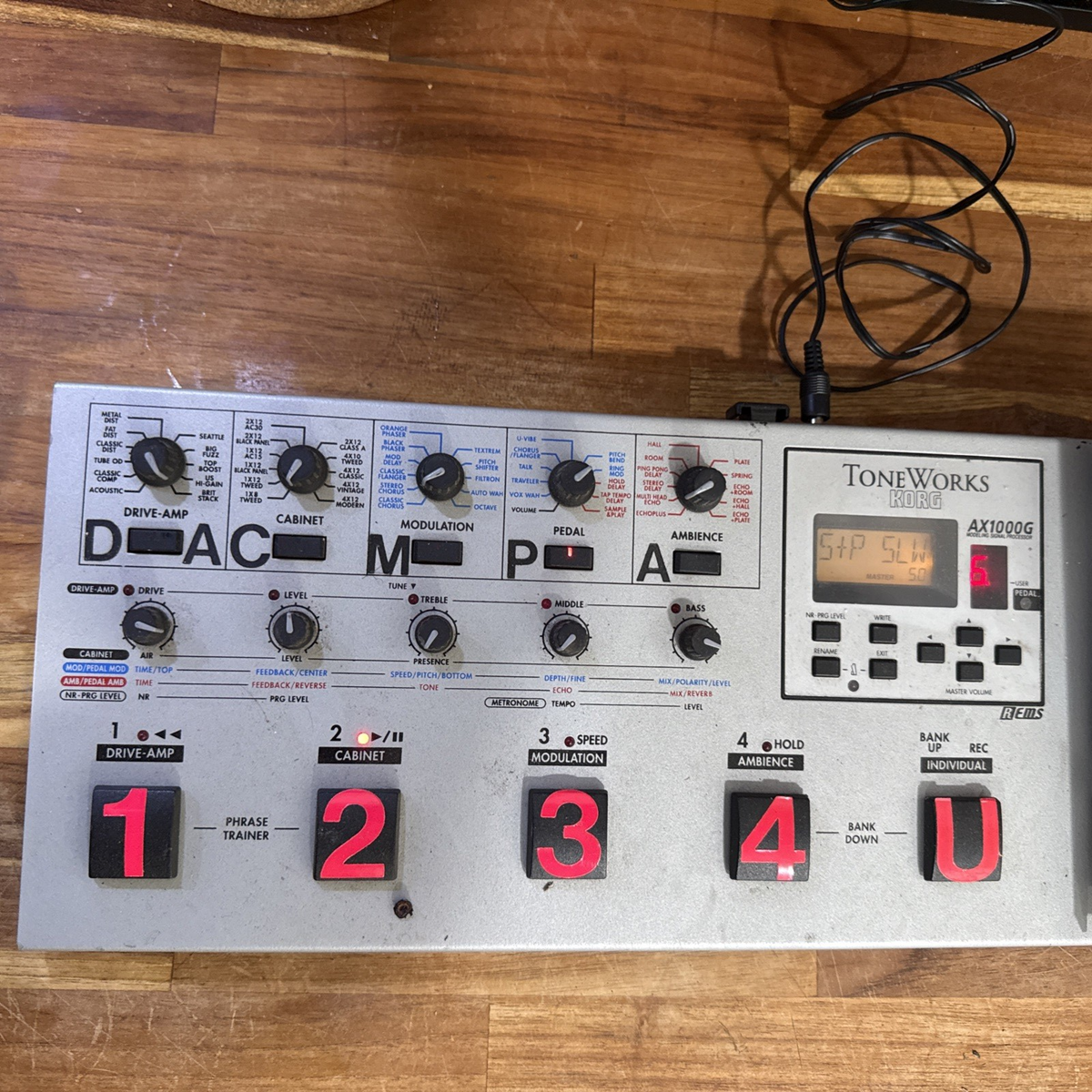 KORG AX1000G Toneworks Multi Effects Pedal free shipping USED NO