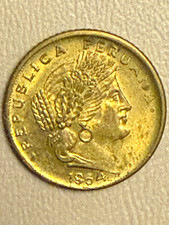 Peru - 1964 5 Centavos Coin - Free Shipping!