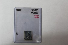 Stamp 1888 - 5 Cent U.S. Postage Garfield Indigo Scott #216 Cancelled - Item 2