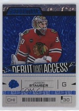 2023-24 Upper Deck Credentials Debut Ticket Access Blue /149 Jaxson Stauber 1kx2