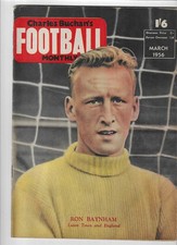 CHARLES BUCHAN`S FOOTBALL MONTHLY MARCH 1956 #55 WEST BROMWICH COLOUR TEAM GROUP