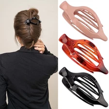 Flat Alligator Hair Clips 3 Pcs 4.52" Medium Duck Bill Hair Claw Clips