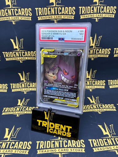 Gengar & Mimikyu-GX graded PSA 7 for sale on eBay
