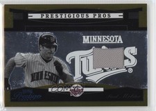 2005 Playoff Prestige Prestigious Pros Gold Jerseys /50 Paul Molitor HOF 1dm4