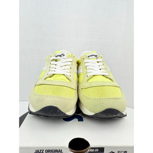 Saucony Jazz Original Vintage Womens Yellow White Running Shoes S60368-24 Size 6 - Picture 3 of 11