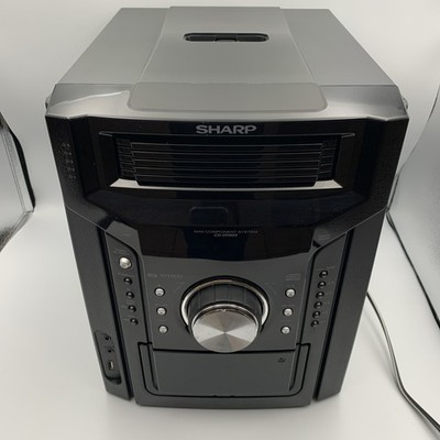 SHARP CD-DH950P Mini Stereo System USB 5 Disc Cassette iPod Aux MP3 Tested Works