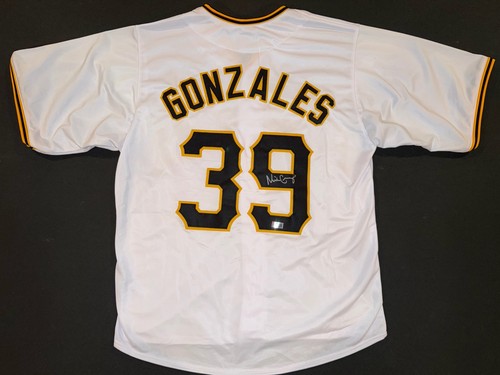 🔥 NICK GONZALES SIGNED PITTSBURGH PIRATES CUSTOM HOME WHITE JERSEY – TSE AUTH.