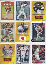 SHOHEI OHTANI ROOKIE CARD LOT Japan Baseball RC Los Angeles Angels DODGERS MVP!!