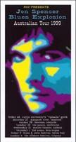 Jon Spencer Blues Explosion - Australian Tour 1999 - Reprint Color 36X68Cm - ...