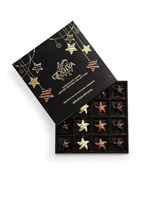 Godiva Holiday Stars Collection Christmas Chocolate Giftbox - 3.1oz/9pc