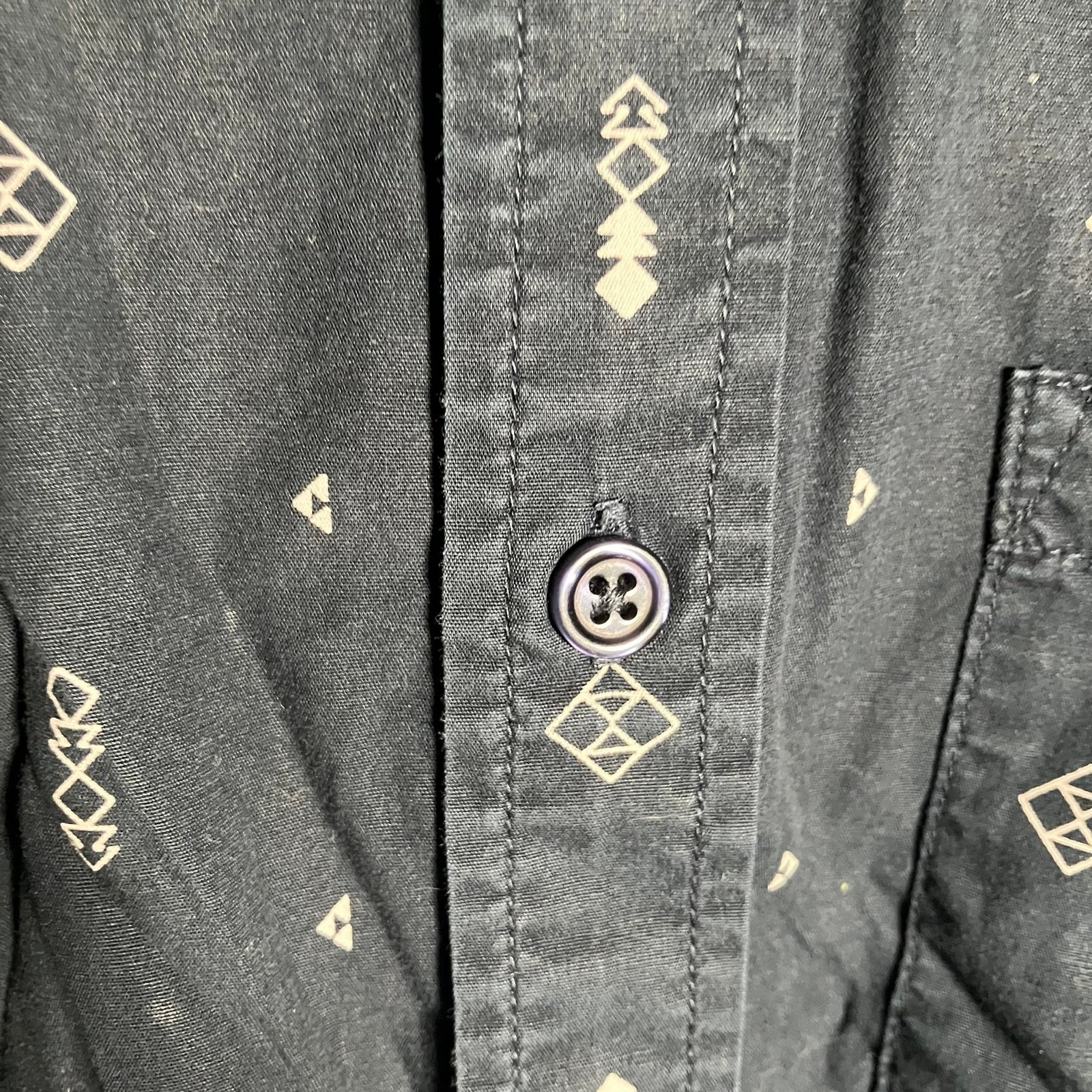 Carhartt WIP Shirt Men's Size M Blue Slim Fit Patterned Casual Button Down thumbnail 10