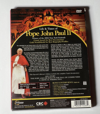 Life & Times of Pope John Paul II - The Holy Father DVD 2003