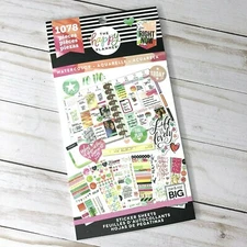The Happy Planner WATERCOLOR Sticker Book- 1078 Stickers