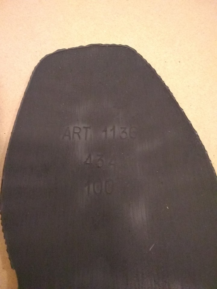 Vibram 1136 15 Iron Roccia Full Sole Black Yellow Label (All Sizes) | eBay