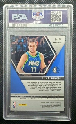 2019-20 Panini Mosaic LUKA DONCIC Red Wave Tmall SSP Prizm #44 PSA