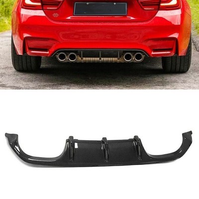 For 2015-2019 BMW F80 M3 M4 MP Style Rear Bumper Diffuser 1 PC Carbon Fiber BLK