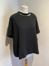 BNWT Marks & Spencer Autograph blouse top 18 NEW smart A line colour block