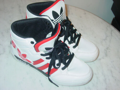 2013 Adidas Court HI Big Logo Black/Red/White G66755 Youth Shoes Size | eBay