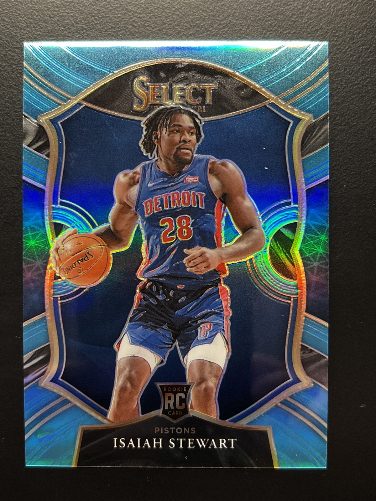 2020-21 Select Prizms Light Blue #76 Isaiah Stewart /299