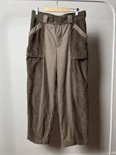 Vintage Tennis Corduroy Work Pants Straight Trousers