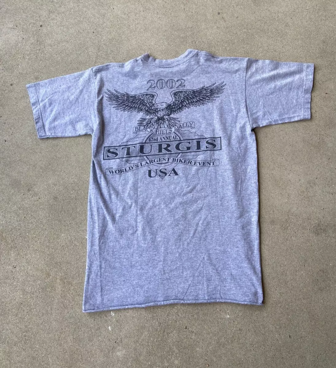 Vintage Y2K Harley Davidson T shirt Sturgis Black Hills Rally 2002 All  Sport M