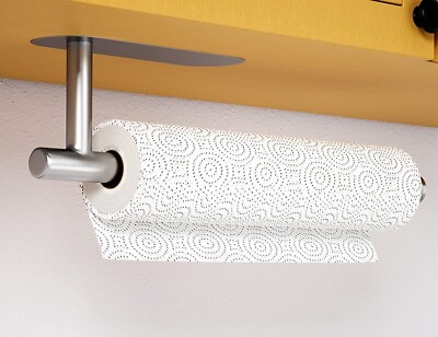 Küchenrollenhalter selbstklebend Schrank Papierrollenhalter Edelstahl