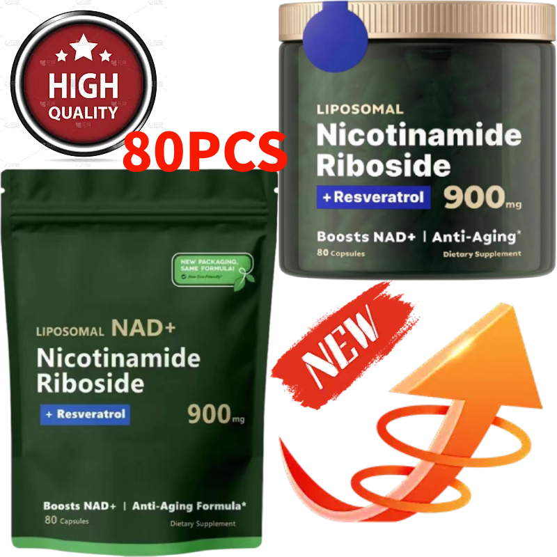 NAD+ Supplement for Anti-Aging, Energy,Focus Nicotinamide Riboside-Resveratrol