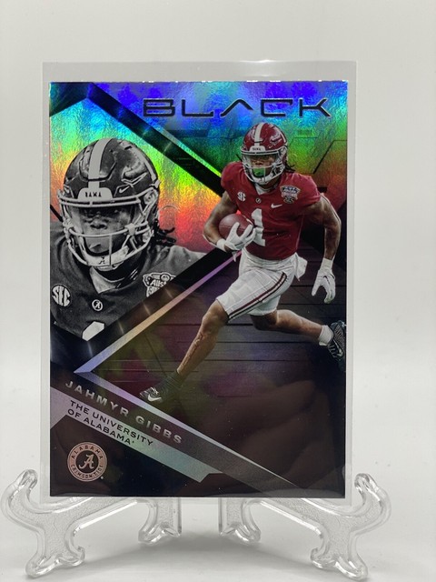 2023 Panini Chronicles Black #23 Jahmyr Gibbs Alabama - Detroit Lions