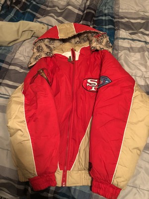 Vintage Pro Player NFL San Francisco 49ers 75th Anniversary Jacket 