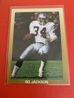 Bo Jackson All-Sports Superstars Series III Raiders NFL Old Card